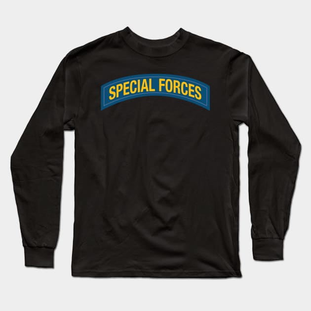 US Army Special Forces Group Ribbon  De Oppresso Liber SFG - Gift for Veterans Day 4th of July or Patriotic Memorial Day Long Sleeve T-Shirt by Oscar N Sims